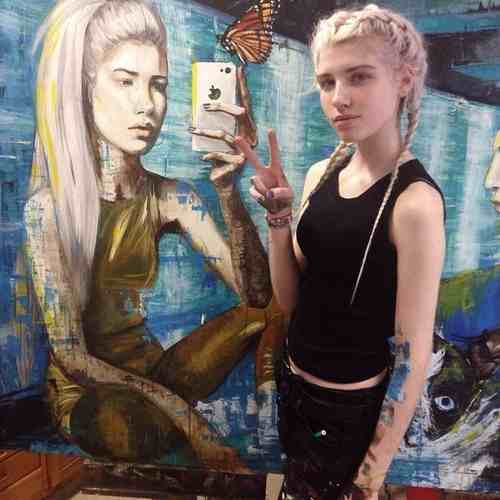 CharlieeCL's tweet image. I painted mi self