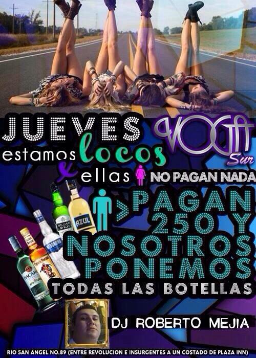 wwwCluvsCom's tweet photo. Ya se acerca el jueves y nos volvemos locos por ellas no cover mujer hombre 250 y te ponemos todas las botellas! ! http://t.co/AXFJtQQfMQ