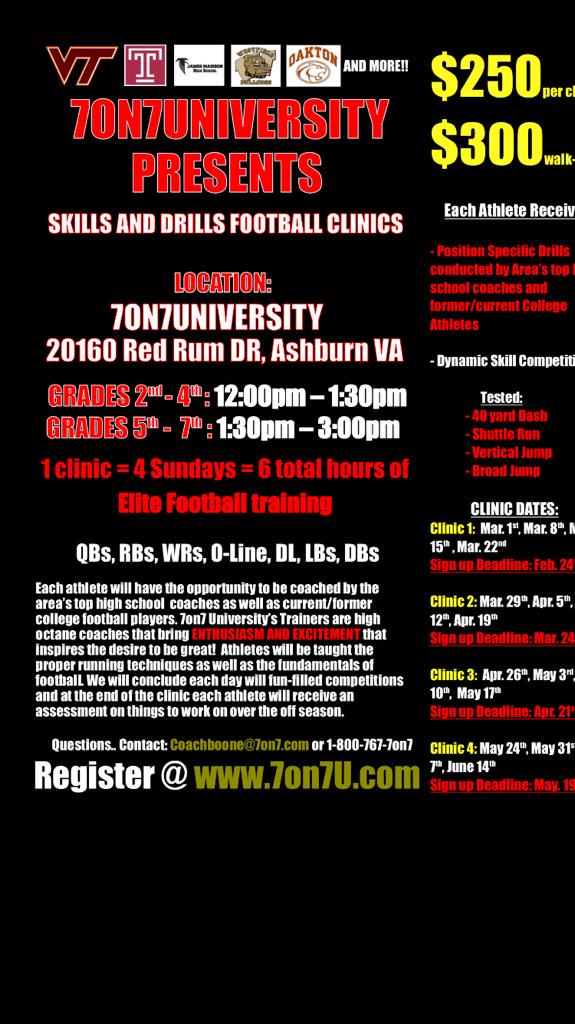 7on7University's tweet photo. Take a look at our busy offseason at #7on7U http://t.co/JTBVhV2cUs