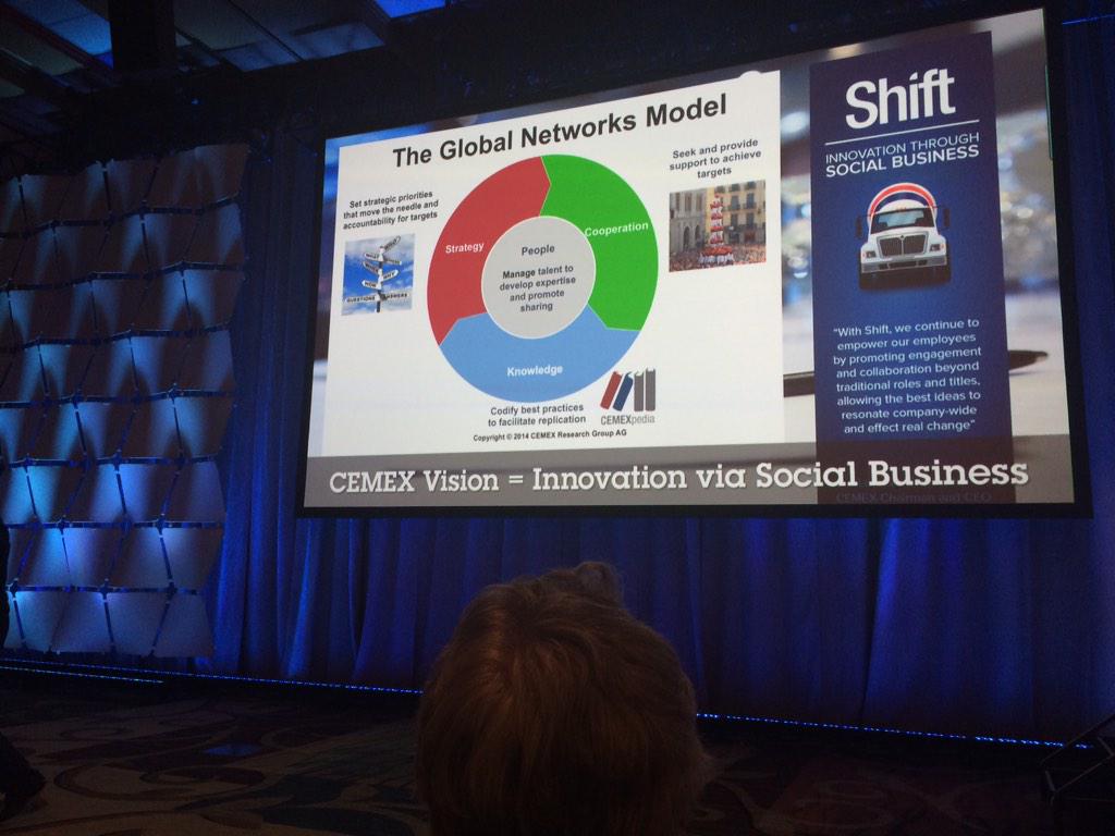 lc_garza's tweet image. @CEMEX #globalnetworks model mentioned at #IBMConnectED by @ccrummey, part of our #socbiz strategy