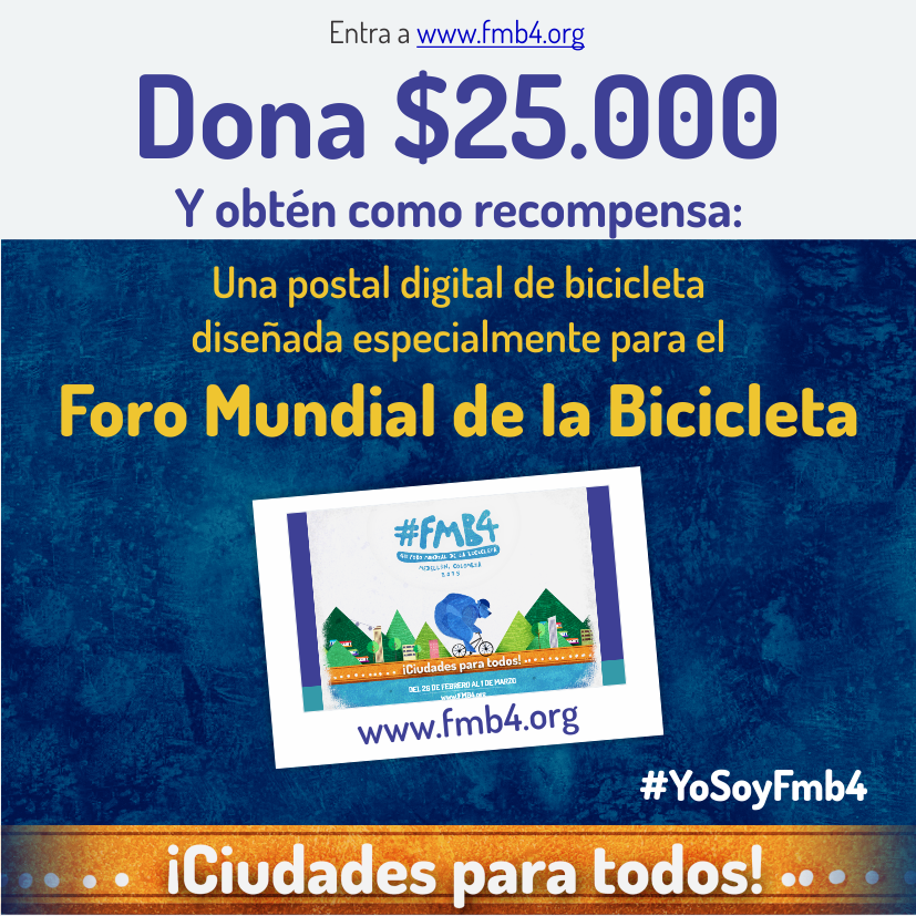 FMbici's tweet photo. ¿Cómo mejorar la seguridad en bici? 
¡Dona al #FMB4 y recibe tu postal digital personalizada!
http://t.co/CsG9f3Tjai http://t.co/jBPB2vUPo3