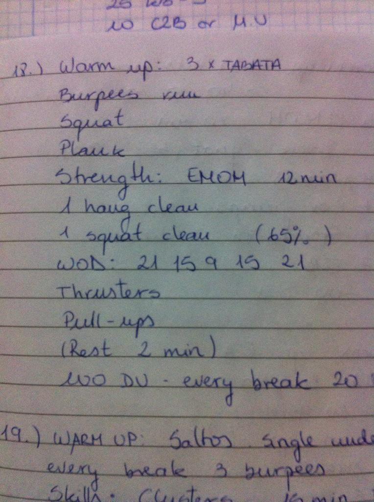 TheFTrainer's tweet image. Ready for tomorrow, for me will be like a monday so... Hard workout #CrossFit #crosstraining #functional_programming