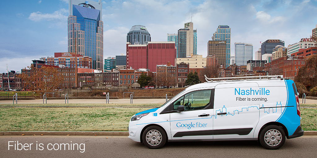 googlefiber's tweet photo. #FiberIsComing to the @nashvilletenn metro area. Keep updated on our progress: http://t.co/4L1PGiJmRX http://t.co/tIQILrv3zT