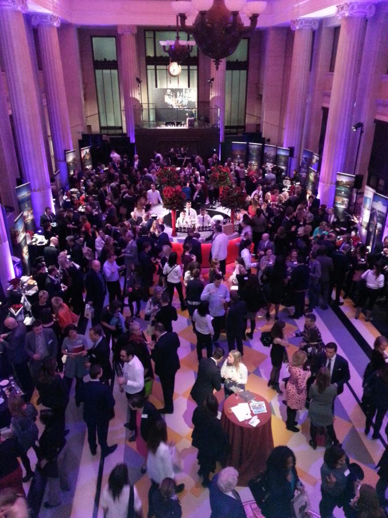 CarolynCSB's tweet photo. Fabulous night with travel industry buyers and suppliers @HotelsGP #hotelopoly2015 http://t.co/T96ZmHDPRl