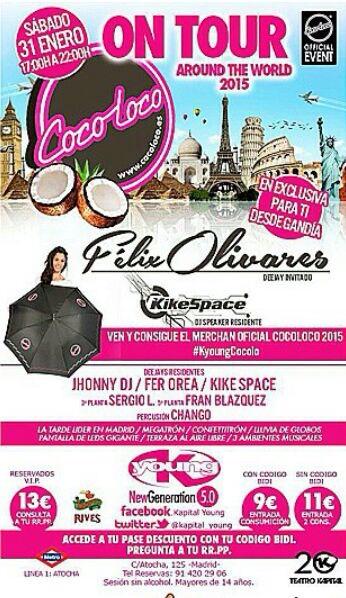 NereaKY's tweet photo. ¿Has oido hablar de cocoloco?Ven y disfruta como nunca en #kapitalyoung ¡TE ESPERAMOS! FLAYERS O RESERVADOS 654827358 http://t.co/oiBVwmA6iY