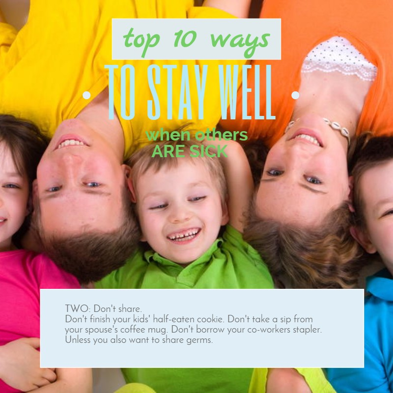 BalancePhysical's tweet image. Tip #2 to stay well when everyone around you is sick.