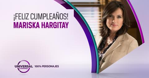And Universal Argentina celebrated her birthday this way!!\"Happy Birthday Mariska Hargitay\"  