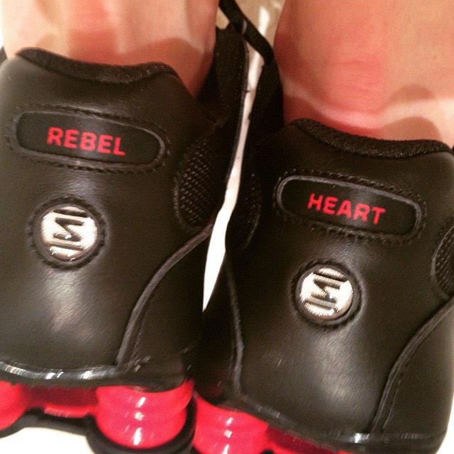Loving my new sneakers! ❤️thank you Nike! Thank you Markyn! #Unapologeticsweat ❤️ #rebelheart