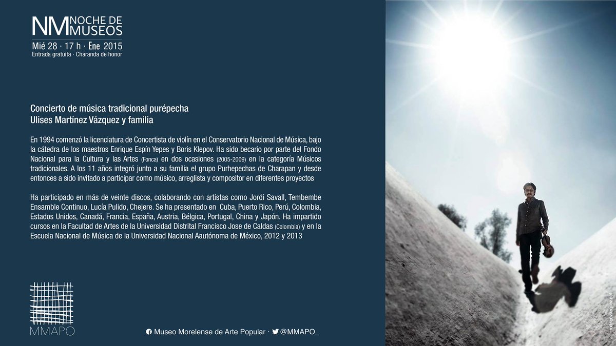 Disfruta de las actividades que el <a href="/MMAPO_/">M.</a> ha preparado para ti en esta #NocheDeMuseos | #Morelos