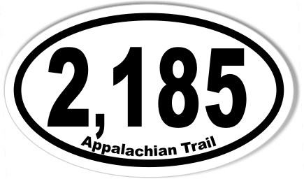 StickerCafe's tweet image. Interesting fact learned from a customer. Appalachian Trail length changes often due to rerouting. Now 2,185 miles.