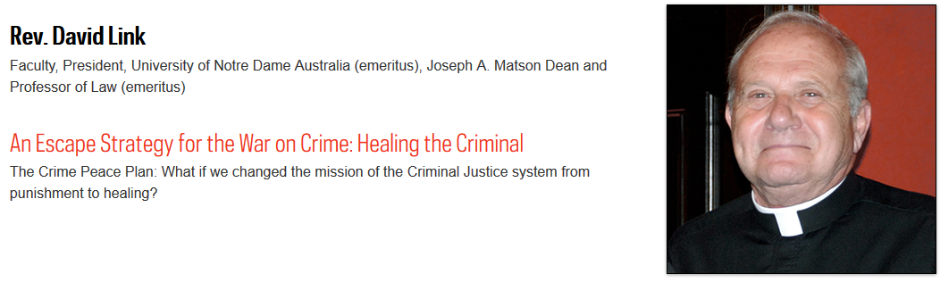 TEDxUND's tweet photo. What if we changed the mission of the Criminal Justice system from punishment to healing? http://t.co/TAeyszvlkI http://t.co/rmC5W5JuKN