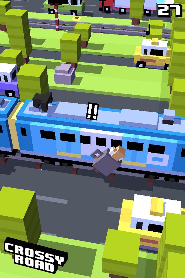 27 on #crossyroad. My top is 78.oh no here we go old' Ben  crossyroad.com
