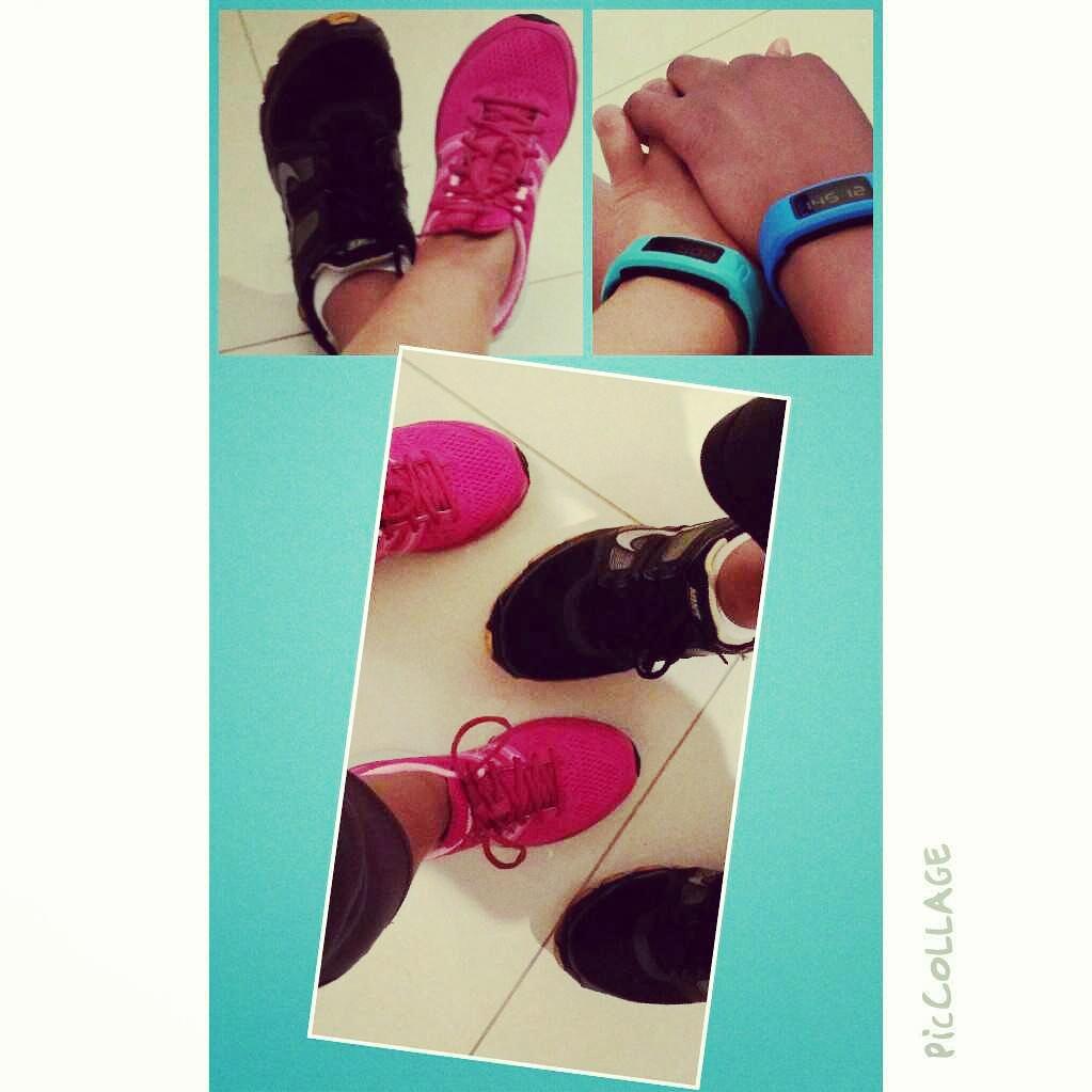 Lydzm's tweet photo. A couple that trains together stays together♡ 
#VumaFMFitnessChallenge2015 @Garmin @Nike http://t.co/qadATL0czw