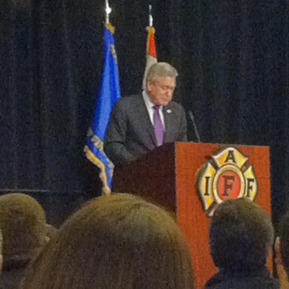 IowaPFF's tweet image. GP Schaitberger addressing the ALTS 2015 crowd. Over 1,600 attendees! #arecord