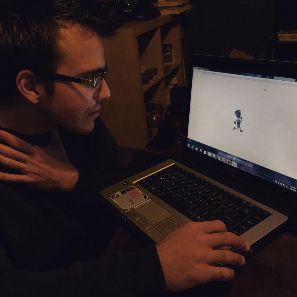 TwistedFoxGames's tweet photo. Finishing up animations for our game #LastBot. 
#gamedev #indiedev #indiegame #gamedesign http://t.co/hdUT82JgLK