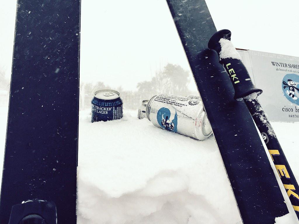 CiscoBrewers's tweet photo. NEW:Cisco Brewers Ski Resort @Shark_Tracker @t_twilde #skiNantucket #wintershredder #DrinkBeerDoGood #blizzardof2015 http://t.co/K3Jegq6Bho
