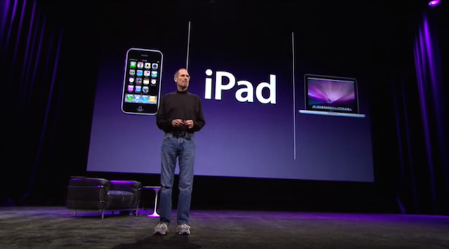 Happy 5th Birthday, iPad!  Five years ago Steve Jobs stood on the stage of the Yerba Buena 