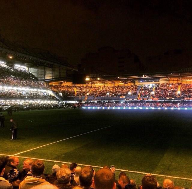 RealityChelsea's tweet photo. Stamford Bridge before kick-off. http://t.co/IJnmVZqhEB