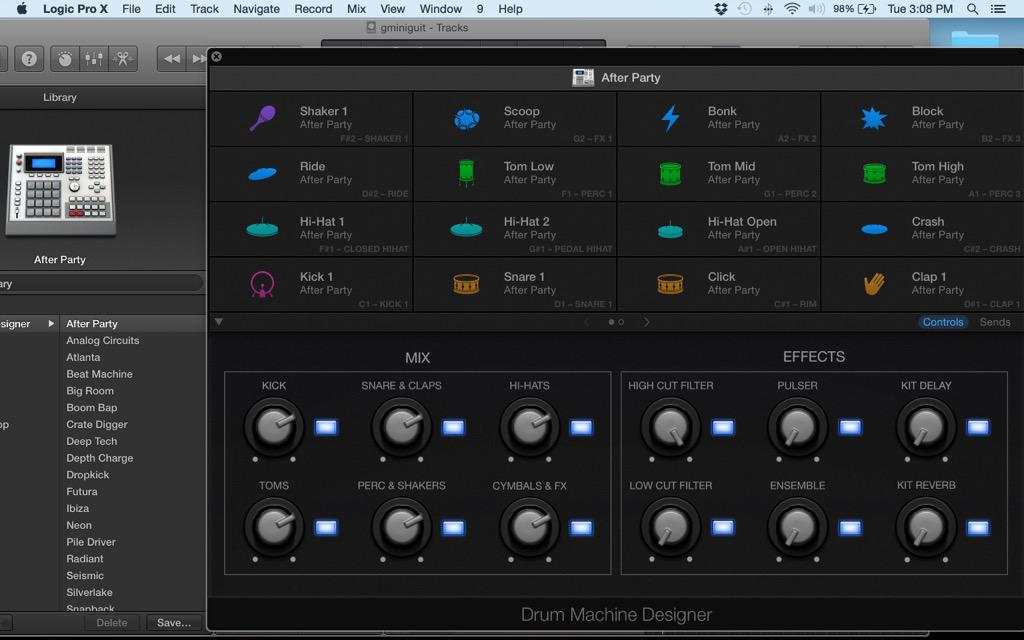 DJMACKEY's tweet image. LOGICPRO 10.1 has a bunch of new stuff but here is the new #DrumMachineDesigner 5GB of new sounds . BANGING!
