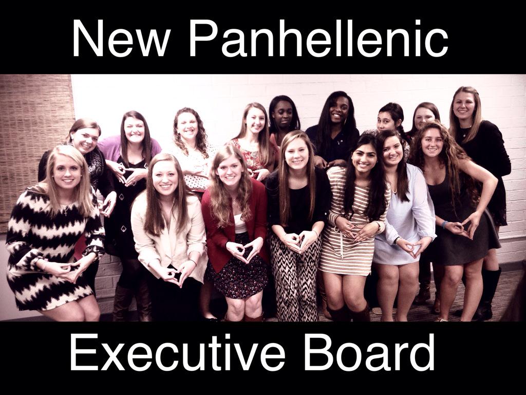 MercerNPC's tweet image. Congrats to our new 2015 Panhellenic Executive Board! #PanLove
