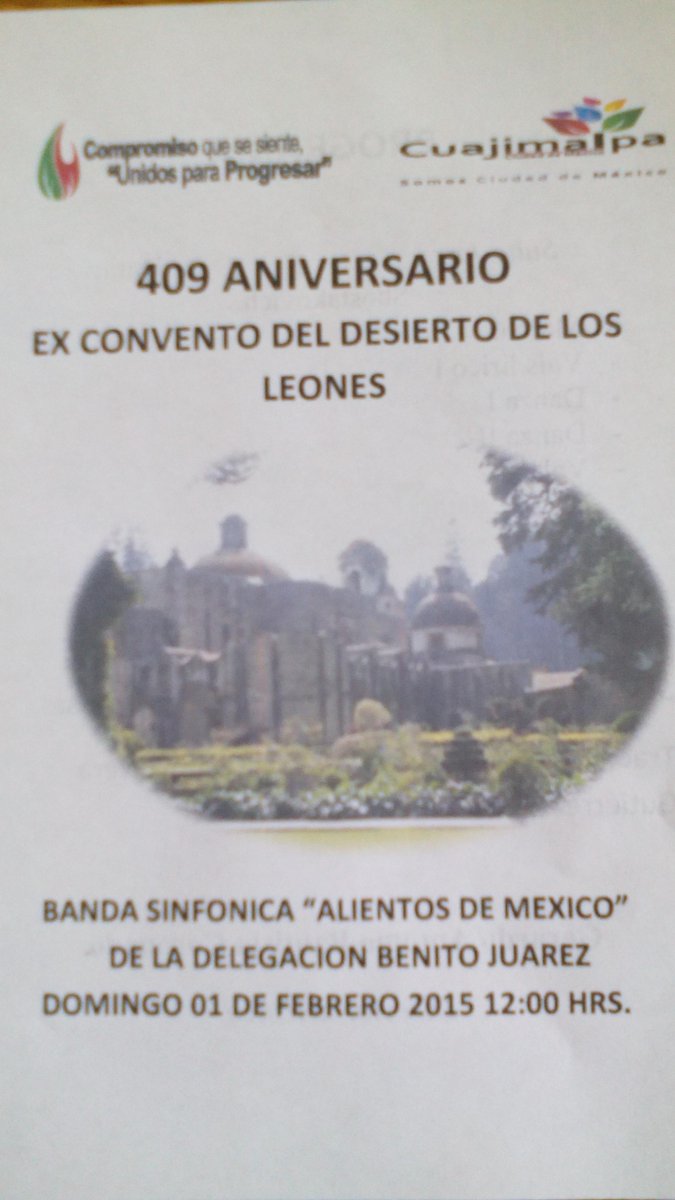 desiertodleones's tweet photo. Un festejo con la naturaleza es algo excepcional, ven y disfrutar, en el ex convento sus 409 años #desietodleones http://t.co/dU4Xftg3aM