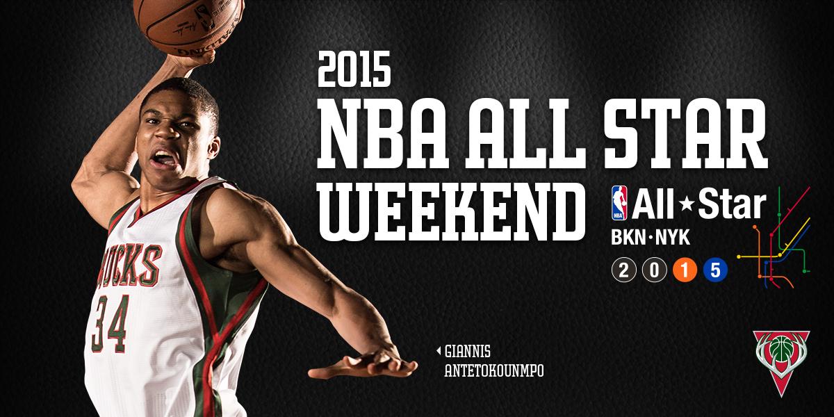 GreekFreakAlert's tweet photo. The Greek Freak, @G_ante34, will participate in the 2015 Slam Dunk as part of @NBAAllStar Saturday Night!! http://t.co/zhll78Zs0f