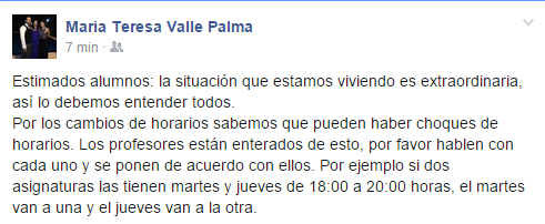 Juanlara1's tweet photo. Mensaje de la maestra Maria Teresa Valle Palma #FCAUADY #UADY #AUTAMUADY http://t.co/pFPvgbuRLh