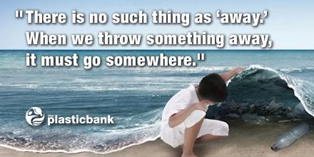 PlasticBank's tweet image. Learn why when we throw something 'away' it often ends up on our dinner plate. buff.ly/1z8rLHR
