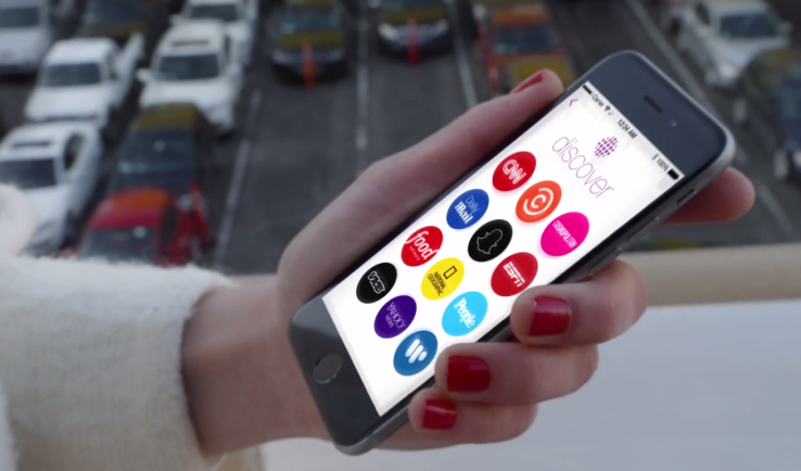 TechCrunch's tweet photo. The new Discover page puts media at the forefront of Snapchat’s product http://t.co/JLCJkESzF6 http://t.co/17jBKky92P