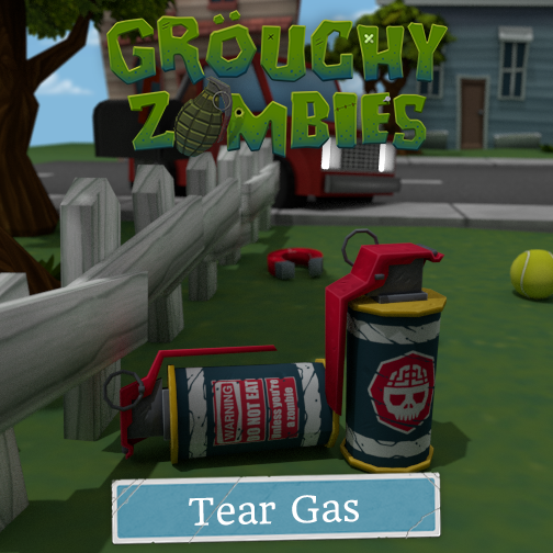 GrouchyZombies's tweet photo. Don't cry because of the #ZombieApocalypse, make zombies cry with tear gas! http://t.co/pTk9bcQ8aP