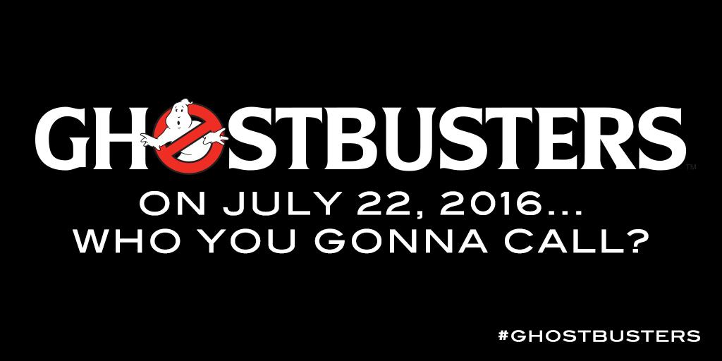 The next #Ghostbusters is officially hitting theaters July 2016. Who’s ready to believe us?!