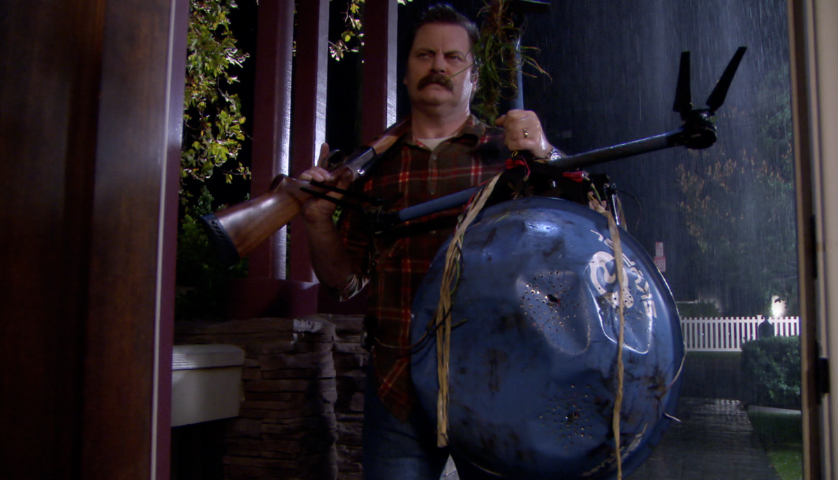 parksandrec's tweet photo. ☔⚡  🔫👨  💥  💻🚁 
#ParksandRecremojis http://t.co/zbvuMz4P5s