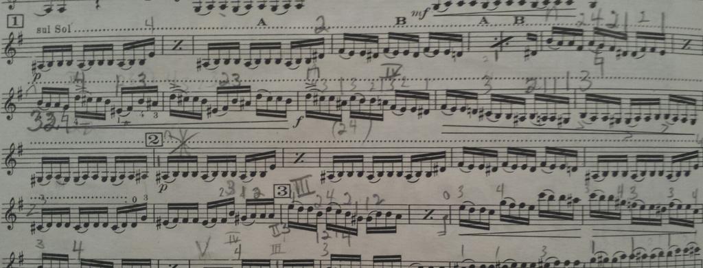 KenshoWatanabe's tweet image. giving my G-string some love. #notmyfingerings #recitalin12days #cramsesh