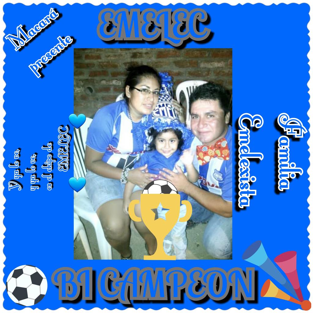 ivoncita1988's tweet photo. En familia viendo al campeon de campeones. Saludos desde Macara, familia Collahuazo Suquilanda #ExplosionAzulPorTC http://t.co/OIwtZNsOjW