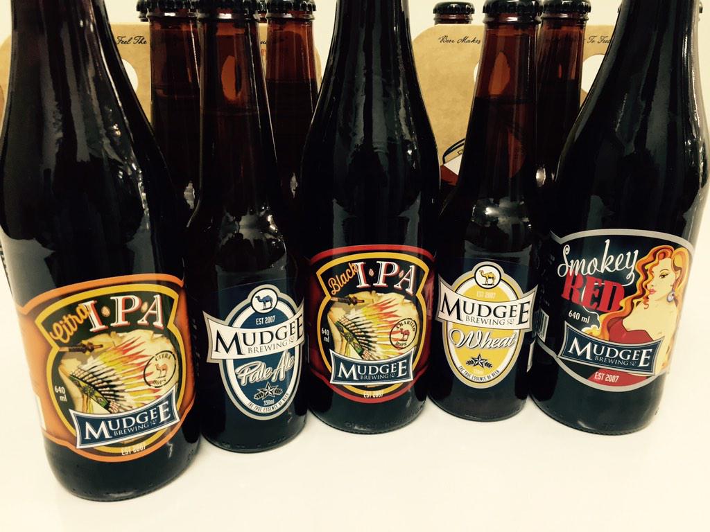 Brilliant labels on <a href="/MudgeeBrewingCo/">Mudgee Brewing Co.</a> beers. Now in the fridge. Thanks guys #craftbeer
