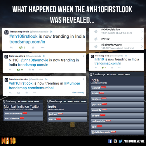 NH10themovie's tweet photo. While we wait for the motion poster, here's something that you guys have made happen :) #NH10FirstLook http://t.co/sHFn3z8Ir1
