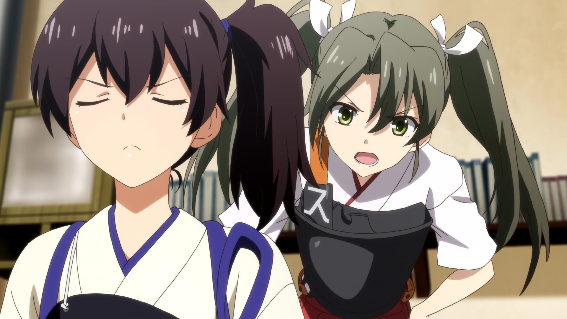 電撃ホビーウェブ Tvアニメ放送中の 艦隊これくしょん 艦これ 第5話 五 航戦の子なんかと一緒にしないで の先行スチールを大公開 また 第二回 艦これ 観艦式の追加出演者も発表されました Http T Co Pag43g81n6 艦これ Http T Co