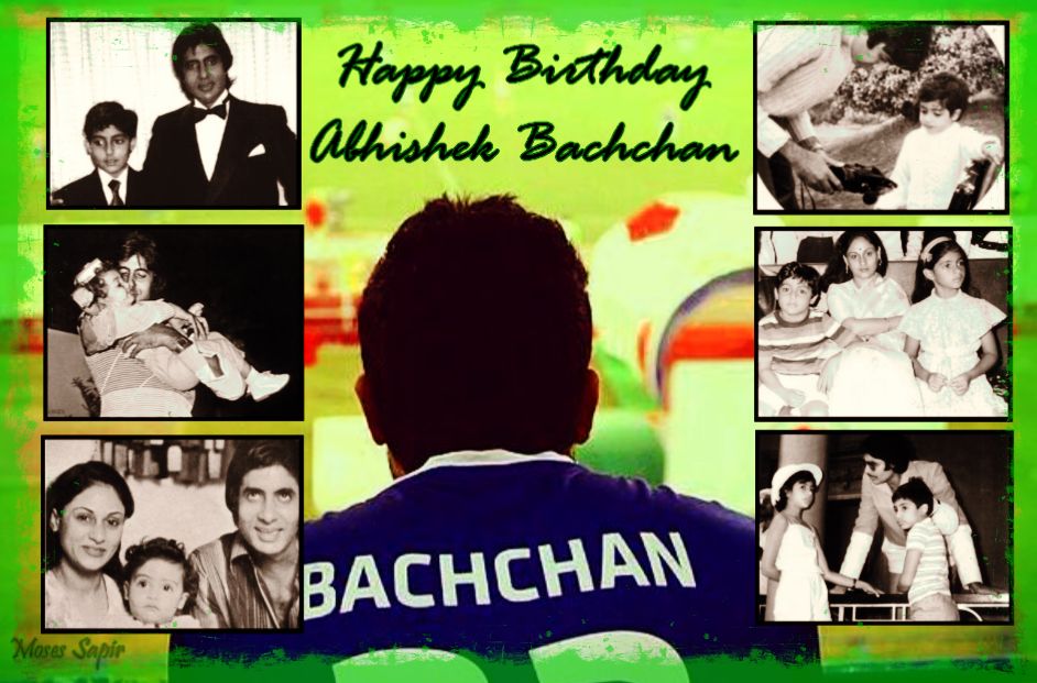  The celebration begins
Happy Birthday Abhishek Bachchan   