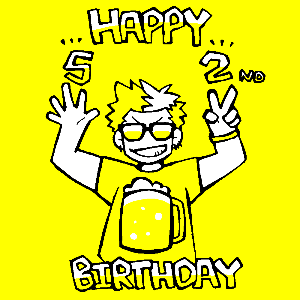 skrocknet's tweet photo. Happy 52nd Birthday Noodles!! 🍻🍻🍻 @TheGnudz #happybirthday #happybeerthday #correcttime http://t.co/kJvxCHm5tS