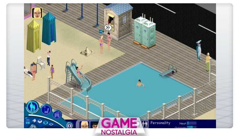VideojuegosGAME's tweet photo. Hace 15 años ahogamos SIMS en piscinas por primera vez. RT si tu también lo hiciste. ¡Feliz cumpleaños @LosSimsES! http://t.co/uBpsGW00ax
