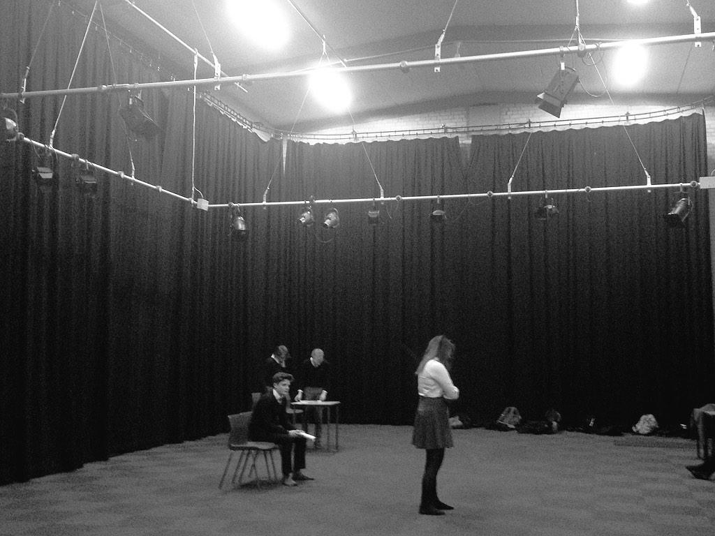 Year 11 rehearsing this morning... #GCSE #Drama