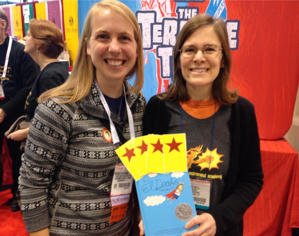 "The fact that I got honored in this way—as a writer—is surreal." -@CeceBellBooks mrschureads.blogspot.com/2015/02/newber…