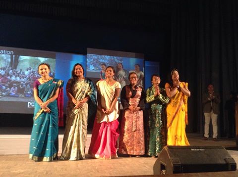 ojash_stha's tweet photo. Shailee Basnet's amazing seven summiteer team receives standing ovation. #MaMovement #MaNepali http://t.co/Bg8Ga0lk0c