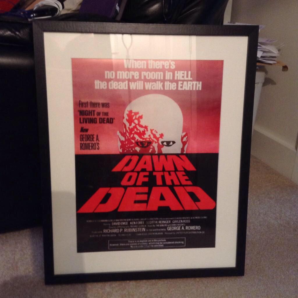 Happy Birthday to George A Romero, creator of my all time favourite film. Watch \Dawn of the Dead\ to celebrate! 