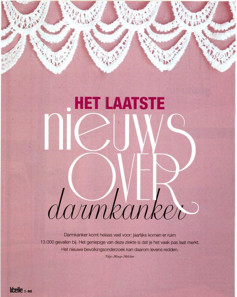 Zelfs bij de kapper niet los van werk, artikel over darmkanker lezen in <a href="/Libelle/">Libelle</a> met toelichting door <a href="/petersiersema/">Peter Siersema</a>