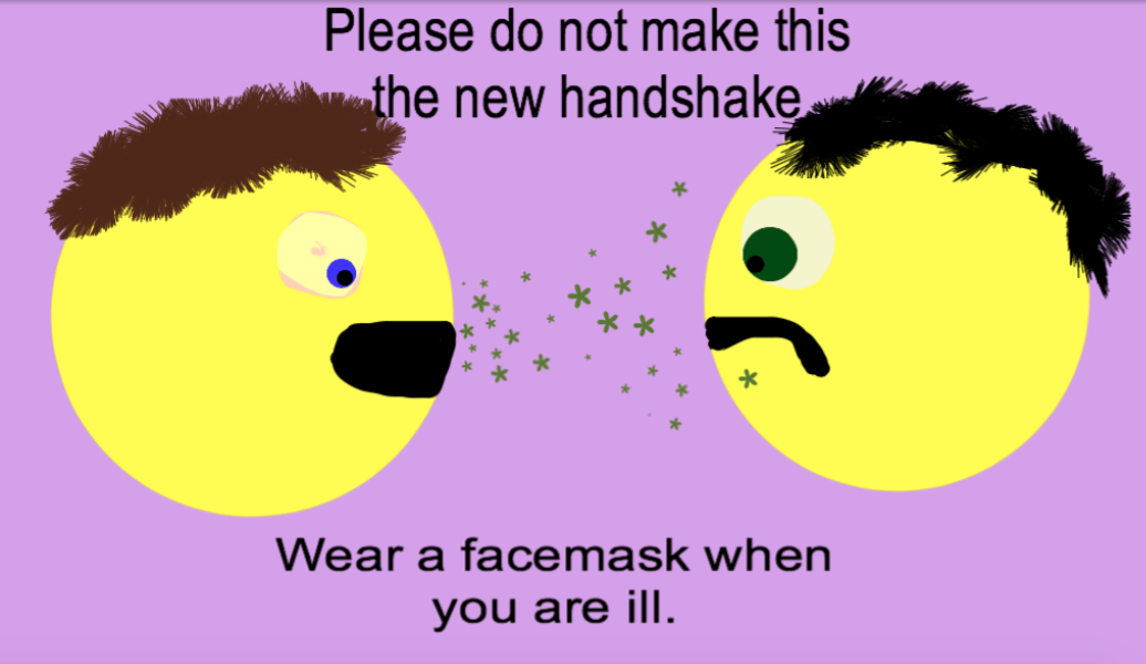 HayleyGrassler's tweet photo. #KQEDedspace I think people should wear face masks to prevent colds; being coughed = unsanitary #DoNowSneeze #SMed7 http://t.co/gR16t5fHkf