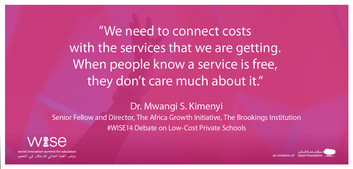 WISE_Tweets's tweet photo. Watch highlights of the #WISE14 debate on low-cost private #schools http://t.co/RUccMcHeHf http://t.co/8eR368QT5D