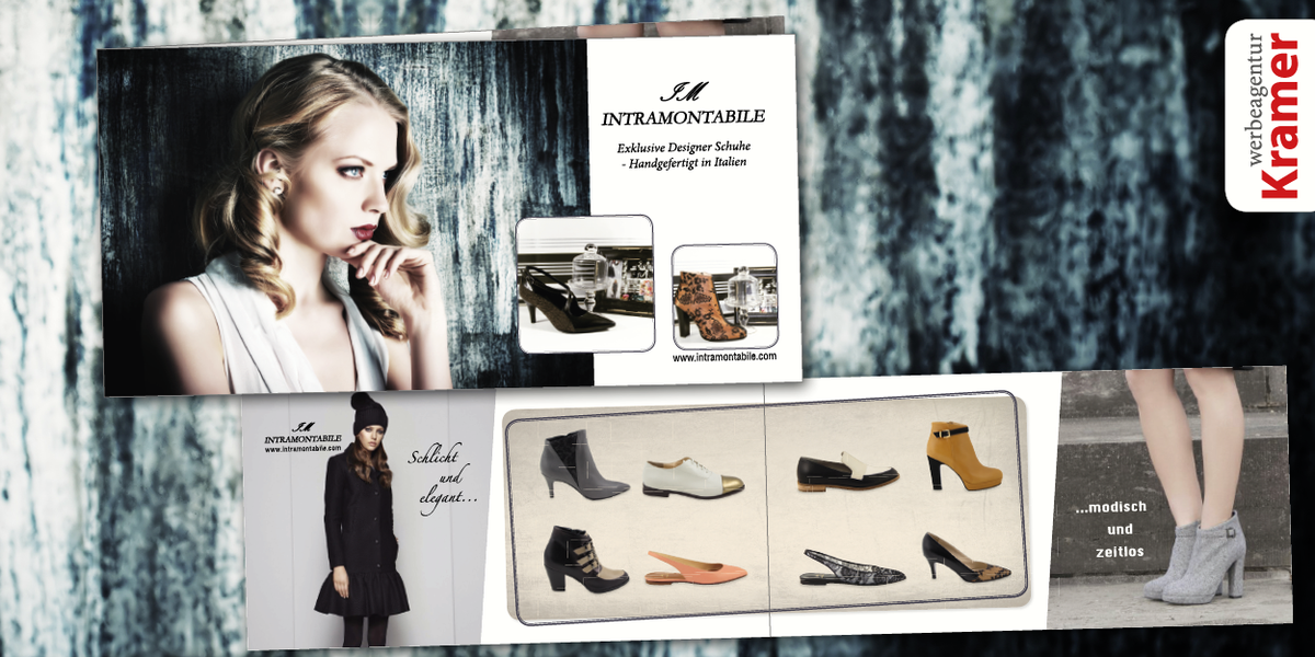 Kramer_Design's tweet image. Neuer #Flyer für #Designer #Schuhlabel Intramontabile. Designed by #Werbeagentur #Kramer Mehr: werbeagentur-kramer.de/folder-designe…