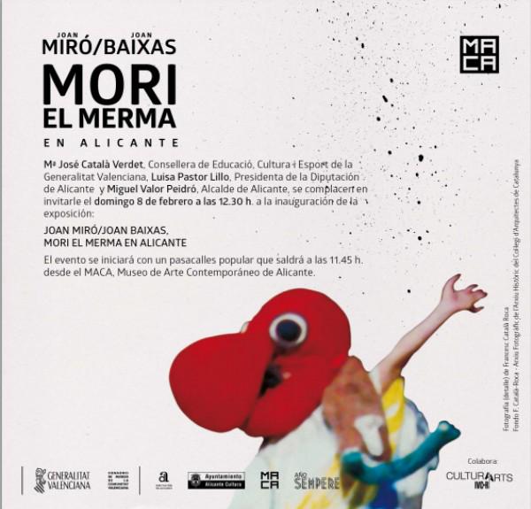 MACAAlicante's tweet photo. Estáis tod@ invitad@s a conocer #MorielMerma #Miró el domingo a las 11.45. Sin duda, una de las expos del año. http://t.co/8oqdqlRKJF