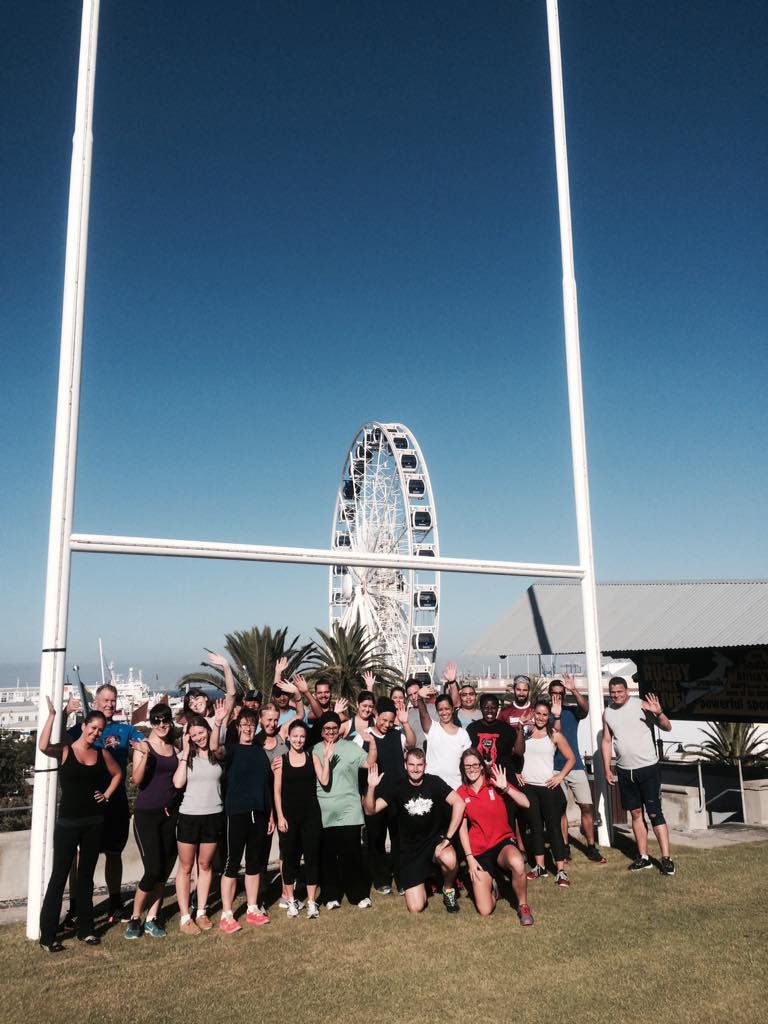 ayd3ns's tweet photo. @Sportscience_sa representing at the V&amp;A Bootcamp #lovethekit http://t.co/mlbAZaoGjB